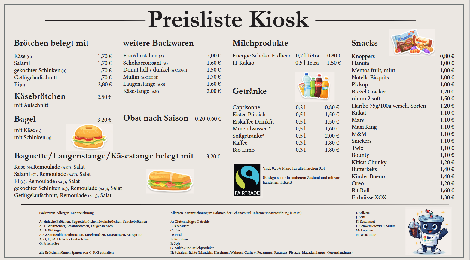 preisliste preisliste